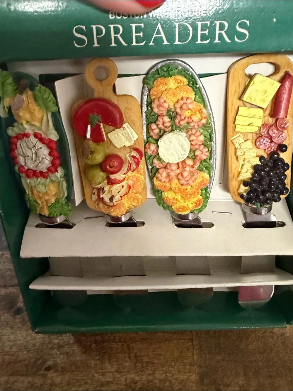 Boston Warehouse Green Party Platter Spreader Packaging